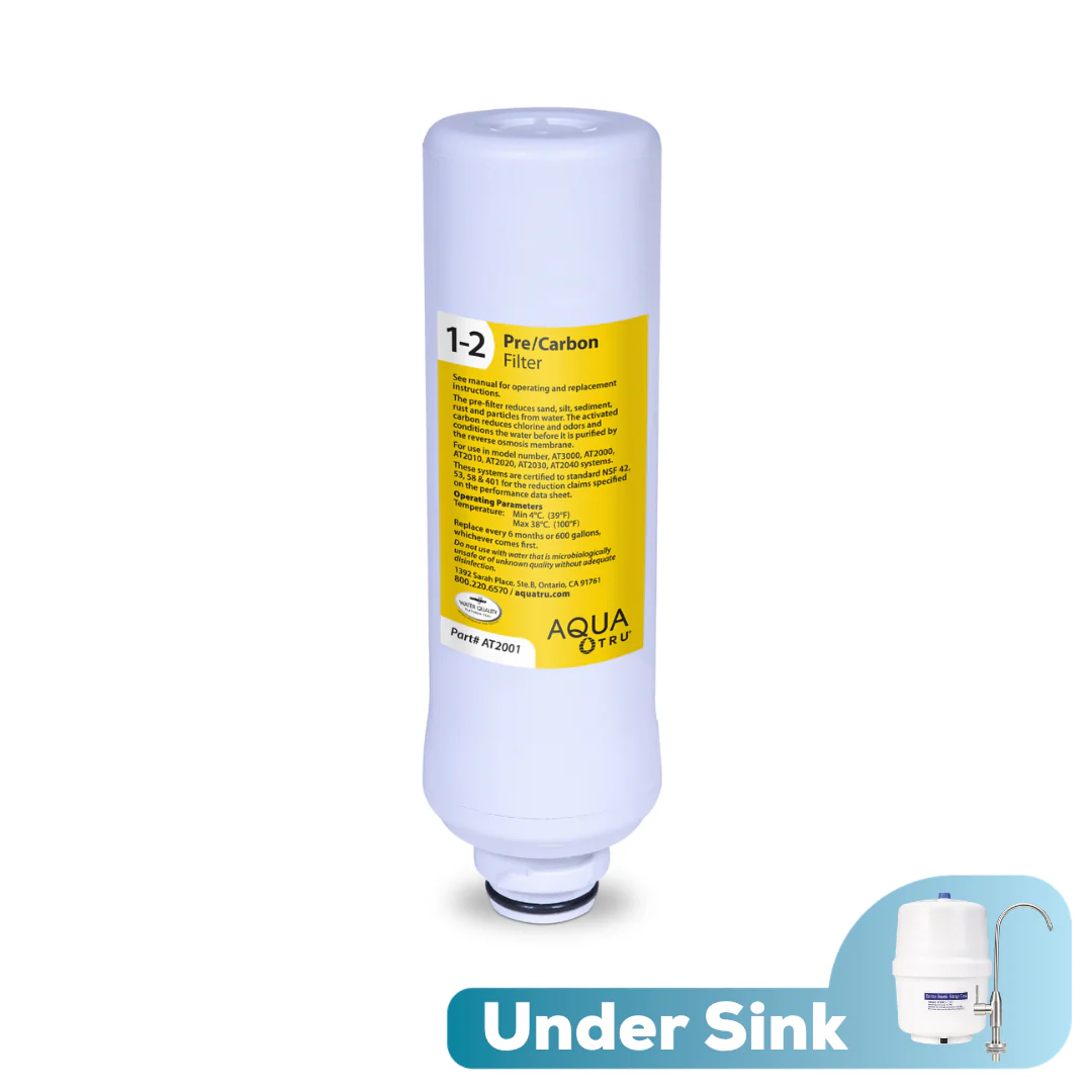 AquaTru Under Sink - Pre-Carbon Filter (1-2)